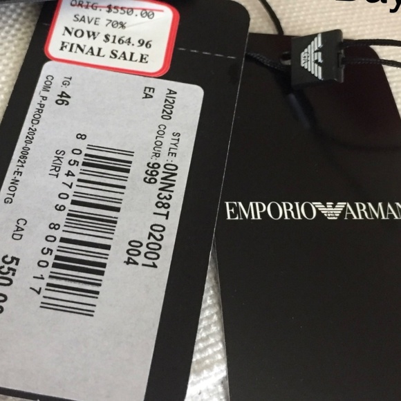 Armani wool pencil skirt size 6 / 8 - Picture 7 of 7